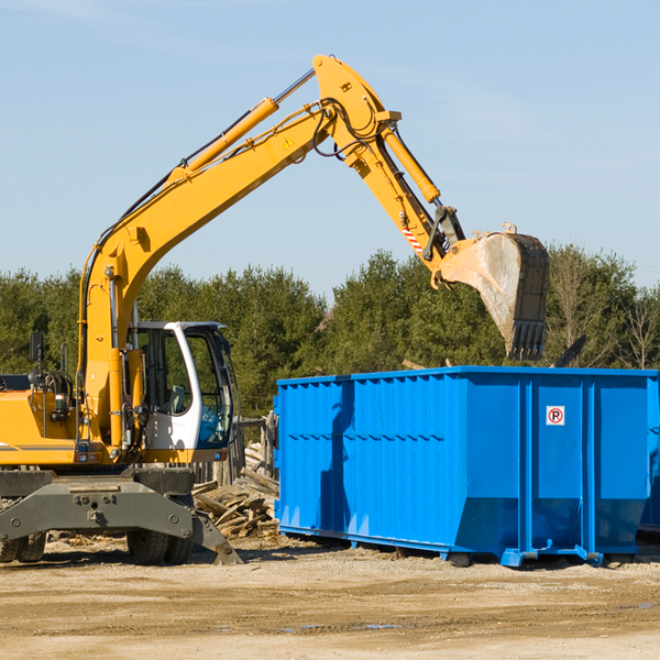 how many times can i have a residential dumpster rental emptied in Booneville AR